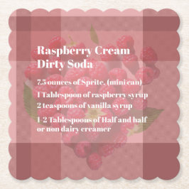Dirty Soda Raspberry Coaster ペーパーコースター