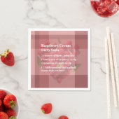 Dirty Soda Raspberry Napkin スタンダードカクテルナプキン (インサイチュ)
