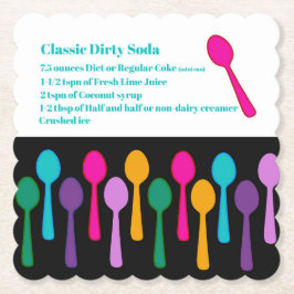 Dirty Soda Spoon Coaster ペーパーコースター