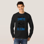 Dirty Thoughts Clean Welds Welders Welding Tシャツ (正面フル)