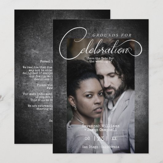 Dirty Whimsical Grounds for Celebration Wedding (正面/裏面)