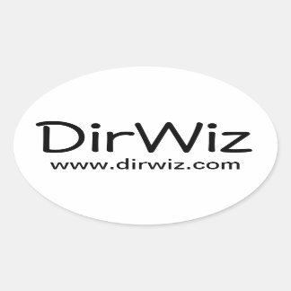 DirWiz楕円 楕円形シール