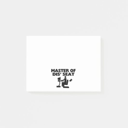 Dis'の座席コンピュータのマスター ポストイット (正面)