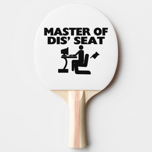 Dis'の座席コンピュータのマスター 卓球ラケット (正面)