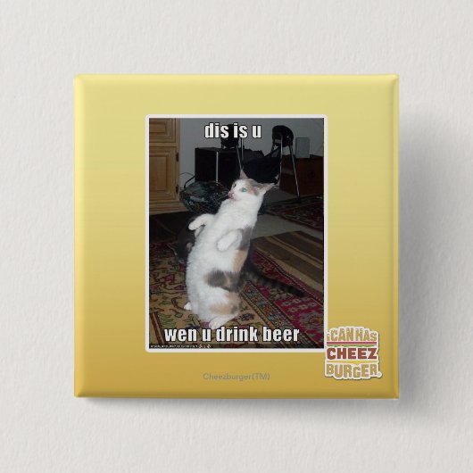 disはuです 缶バッジ (正面)