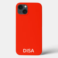 Disa赤い色名ケースメイトiPhoneケース