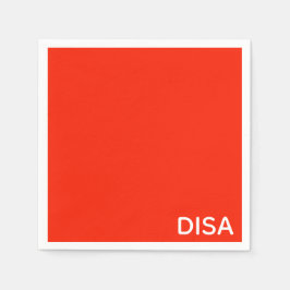 Disa赤の色名 スタンダードカクテルナプキン