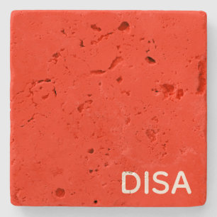 Disa赤の色名 ストーンコースター