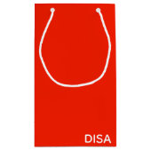 Disa赤の色名 スモールペーパーバッグ (裏面)