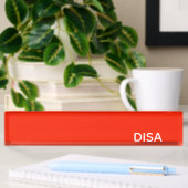Disa赤の色名 デスクネームプレート