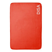 Disa赤の色名 バスマット (正面縦)