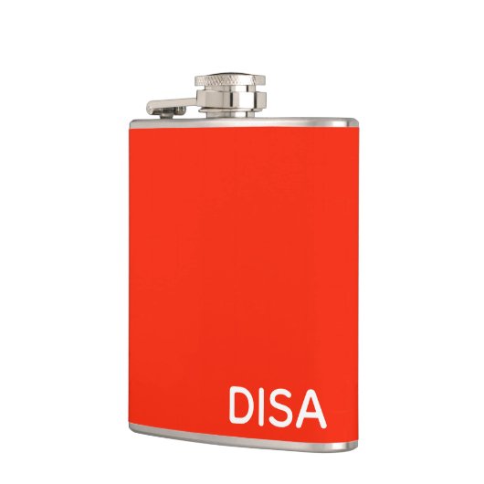 Disa赤の色名 フラスク (左)