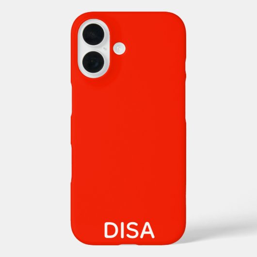 Disa赤の色名 Case-Mate iPhoneケース (裏面)