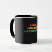 Disability Pride 自信を持って 止まらない 2個セット マグカップ (正面左)