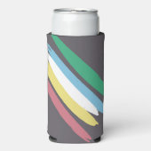 Disability Pride Month Of July Awareness Colors スリム缶クーラー (Seltzer正面)