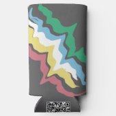 Disability Pride Month Of July Awareness Colors スリム缶クーラー (裏面)