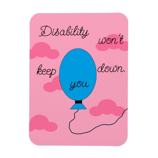 Disability won't Keep You Down: マグネット (縦)