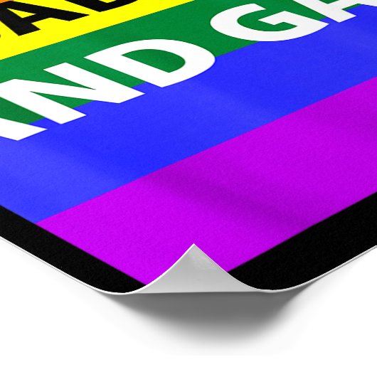 Disabled And Gay Funny For Men Women  ポスター (角)