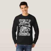 Disabled Hilarious Handicapped Disability Wheelcha Tシャツ (正面フル)