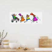 Disabled Kids ポスター (キッチン)