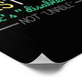 Disabled Not Unable Disability Awarenes Pride Mont ポスター (角)