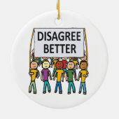 Disagree Better セラミックオーナメント (裏面)