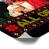 Disapintments All Of You Jesus Christmas Ugly Swea ポスター (角)
