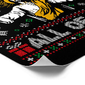 Disapintments All Of You Jesus Christmas Ugly Swea ポスター (角)