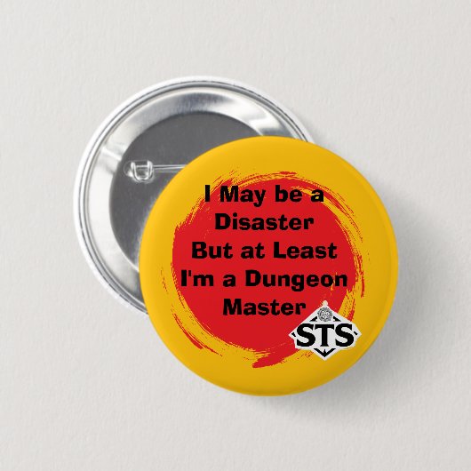 Disaster DM Button 缶バッジ (正面&裏面)