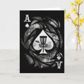 Disc Golf _1  カード (黄色い花)