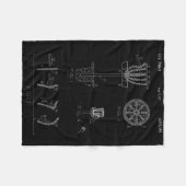 Disc Golf Basket Target Patent Design - Frolf  フリースブランケット (正面(横))