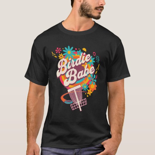 Disc Golf   Cute Birdie Babe I Tシャツ (正面)