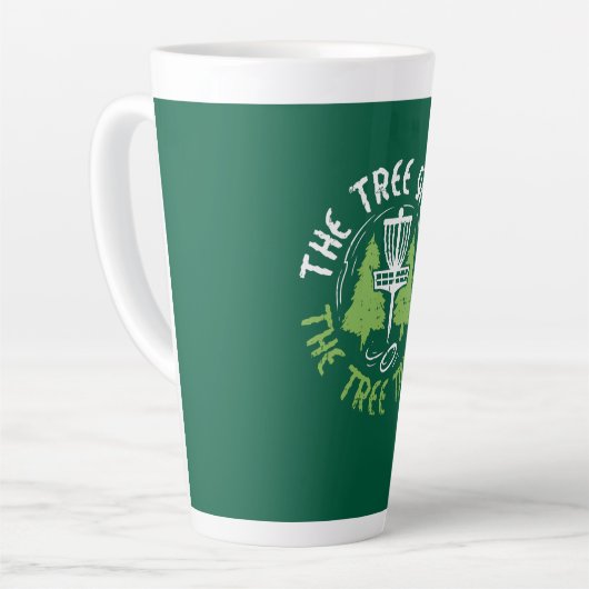 Disc Golf Disc Golf Player Gift カフェラテマグ (左アングル)