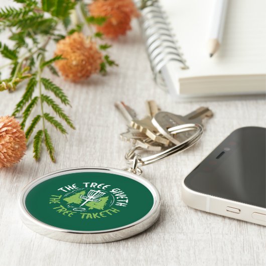 Disc Golf Disc Golf Player Gift キーホルダー (側面)