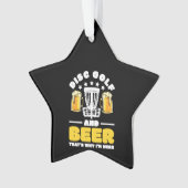 Disc Golf Frisbee Golf オーナメント (正面)