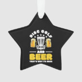 Disc Golf Frisbee Golf オーナメント (正面)