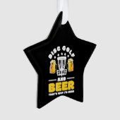 Disc Golf Frisbee Golf オーナメント (正面)