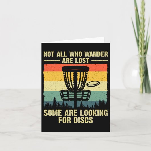 Disc Golf Gift Disc Golfer Stuff And Accessories U カード (正面)