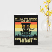 Disc Golf Gift Disc Golfer Stuff And Accessories U カード (黄色い花)