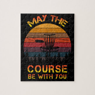 Disc Golf May The Course Be With You Frolf ジグソーパズル