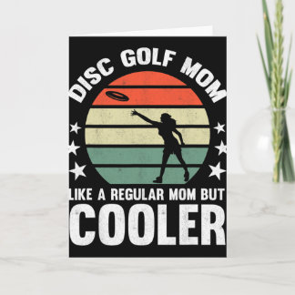 Disc Golf Mom Disc Golfing Mother Frisbee Golfer W カード