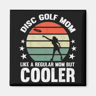 Disc Golf Mom Disc Golfing Mother Frisbee Golfer W マグネット