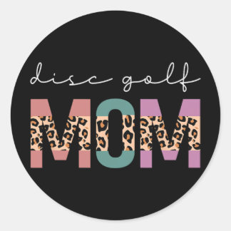 Disc Golf Mom Funny Golf Golfing Lovers Gift Mom L ラウンドシール