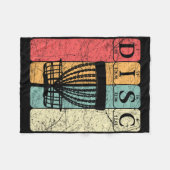 Disc Golf Periodic Table Elements Frolf Player Vin フリースブランケット (正面(横))