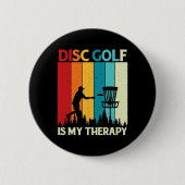 Disc Golf Player _5  缶バッジ (正面)