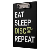 Disc Golf Player | Eat Sleep Disc Golf Repeat クリップボード (左)