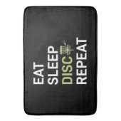 Disc Golf Player | Eat Sleep Disc Golf Repeat バスマット (正面縦)