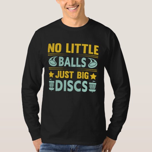 Disc Golf Player Just Big Discs Golfing Lover Golf Tシャツ (正面)