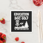 Disc Golf Player Quotes Funny Disc Golfer Gift スタンダードカクテルナプキン (インサイチュ)