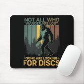Disc Golf Sasquatch Bigfoot Disc Golfer Funny Disc マウスパッド (マウス)